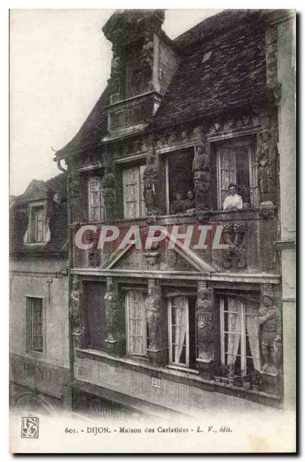 Dijon CPA Maison des Cariatides 