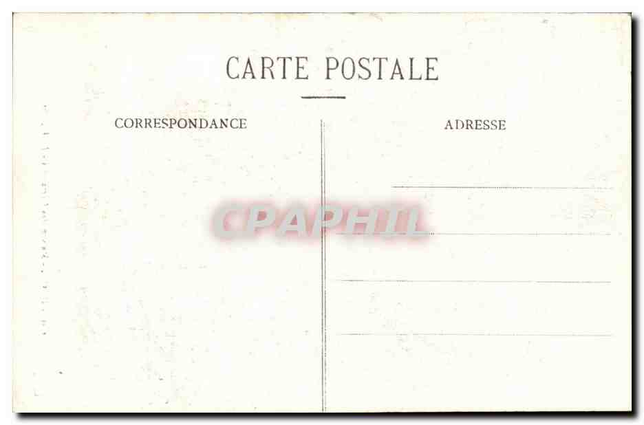 Dijon CPA Maison des Cariatides  — Rückseite