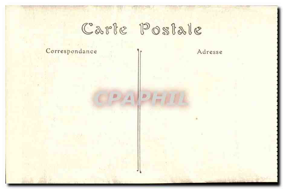 Caen CPA Ancien hotel de Valois — Verso