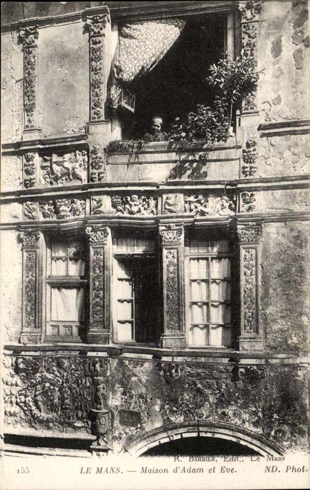 Le mans CPA Maison d'Adam et Eve