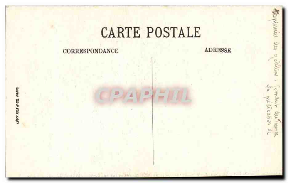 Rennes — Palais de Justice et loge de Madame de Ségur — A.G. — Verso