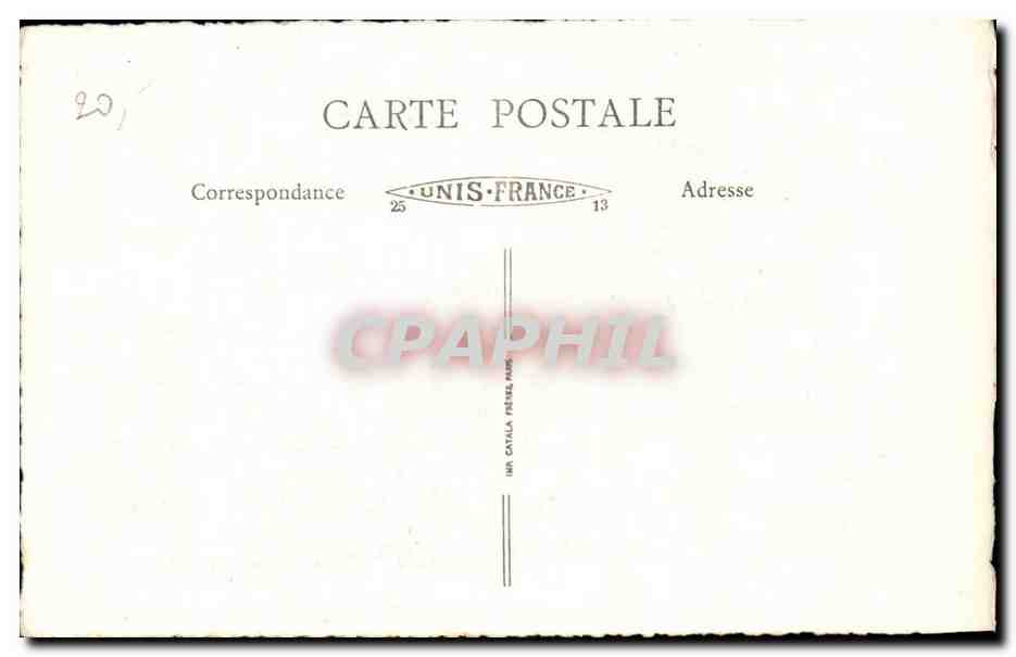 Le vieux Lyon CPA Fontaine 2 monee du chemin neuf — Verso