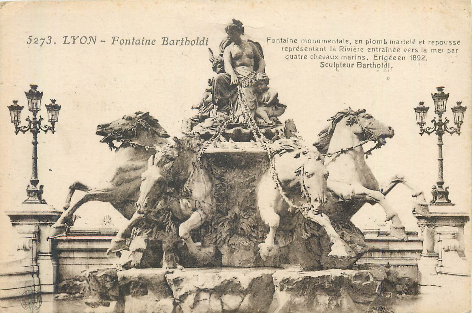 CPA Lyon Fontaine Bartholdi