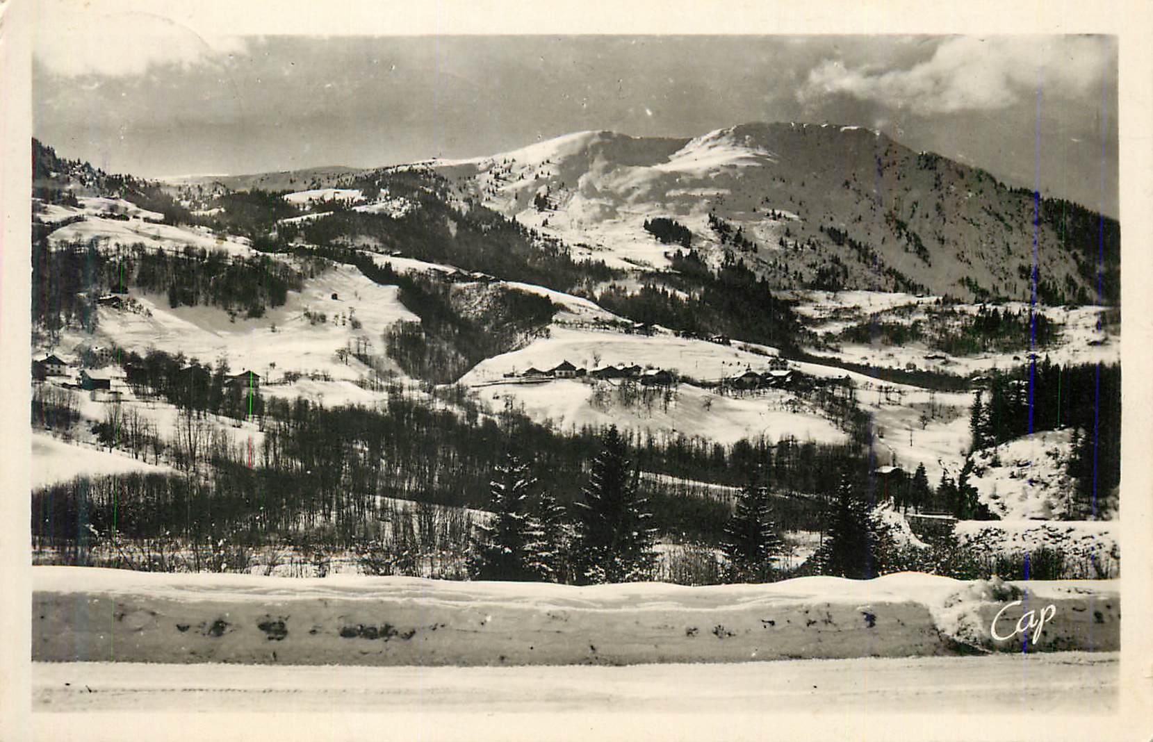CPM Les Houches Vue sur le Fouilly et le Prarion