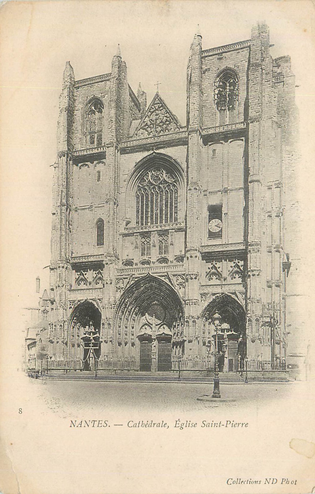 CPA Nantes Cathedrale Eglise Saint Pierre