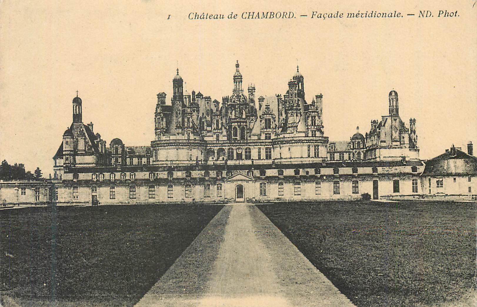 CPA Chateau de Chambord Facade meridionale