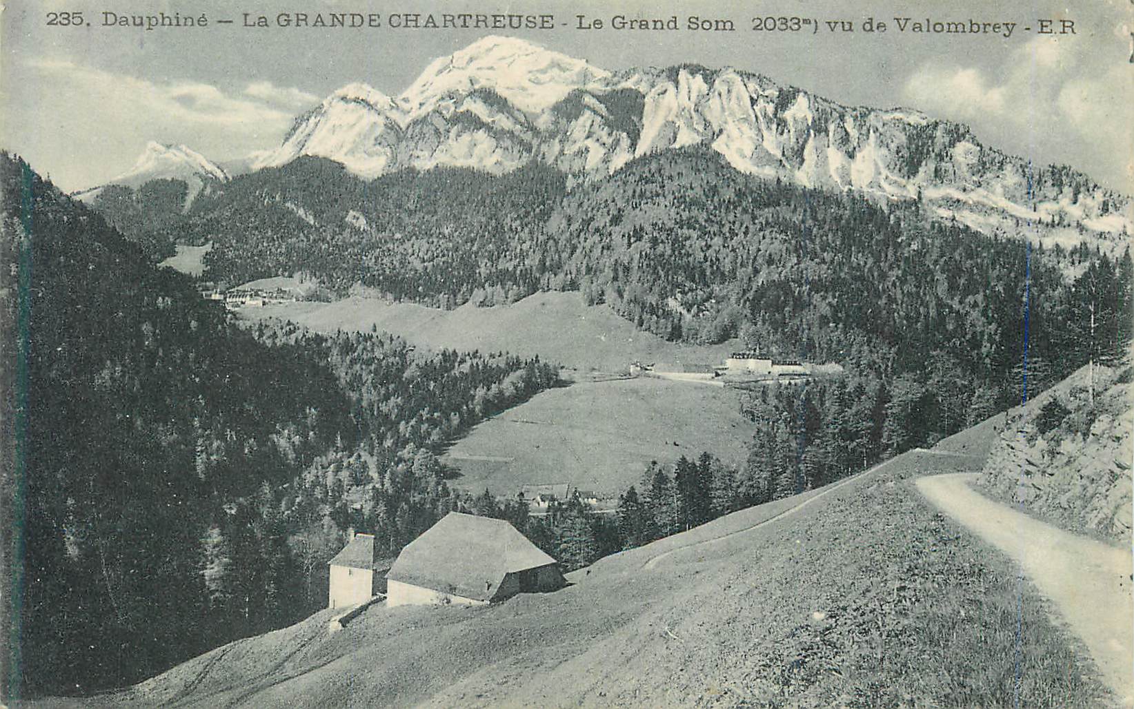 CPA Dauphine La Grande Chartreuse Le Grand Som vu de Valombrey