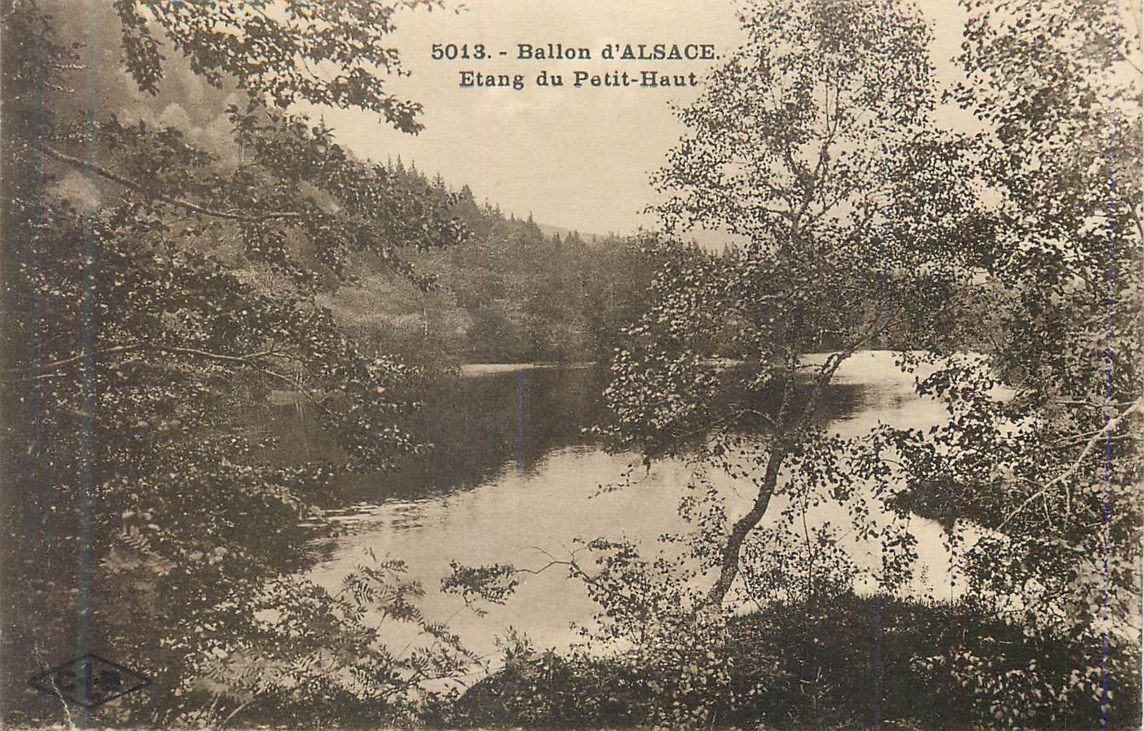 CPA Ballon de Alsace Etang du Petit Haut