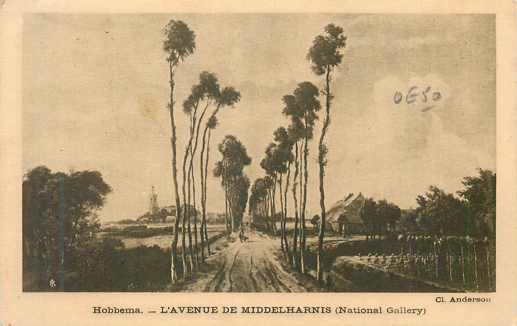 CPA Hobbema L Avenue de Middelharnis National Gallery