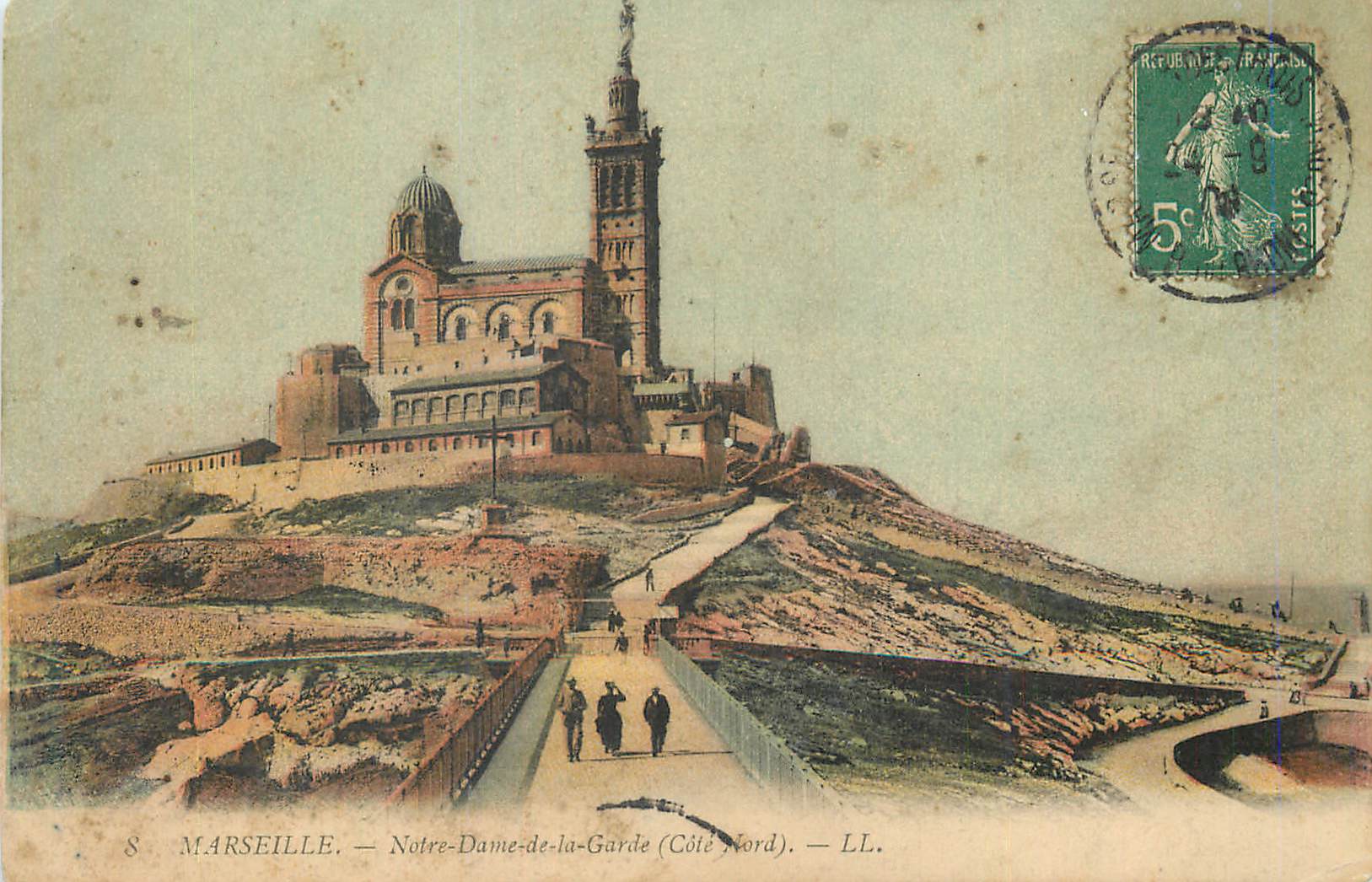 CPA Marseille Notre Dame de la Garde Cote Nord