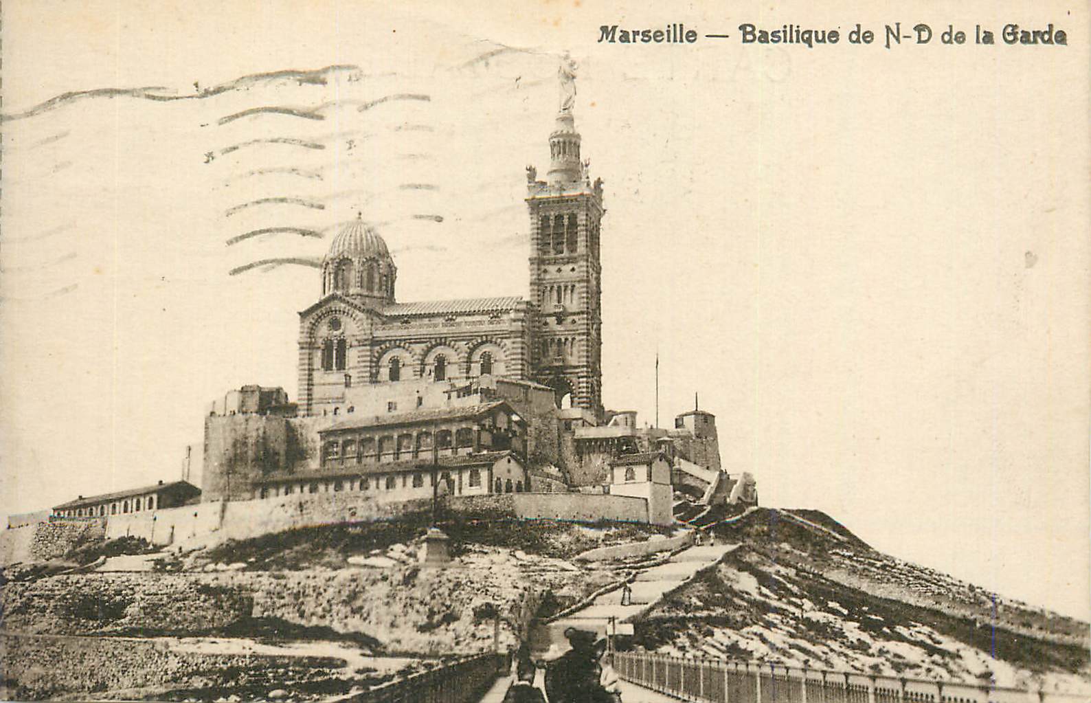 CPA Marseille Basilique N D de la Garde