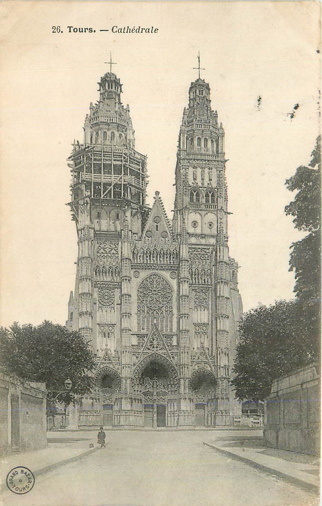 CPA Tours Cathedrale