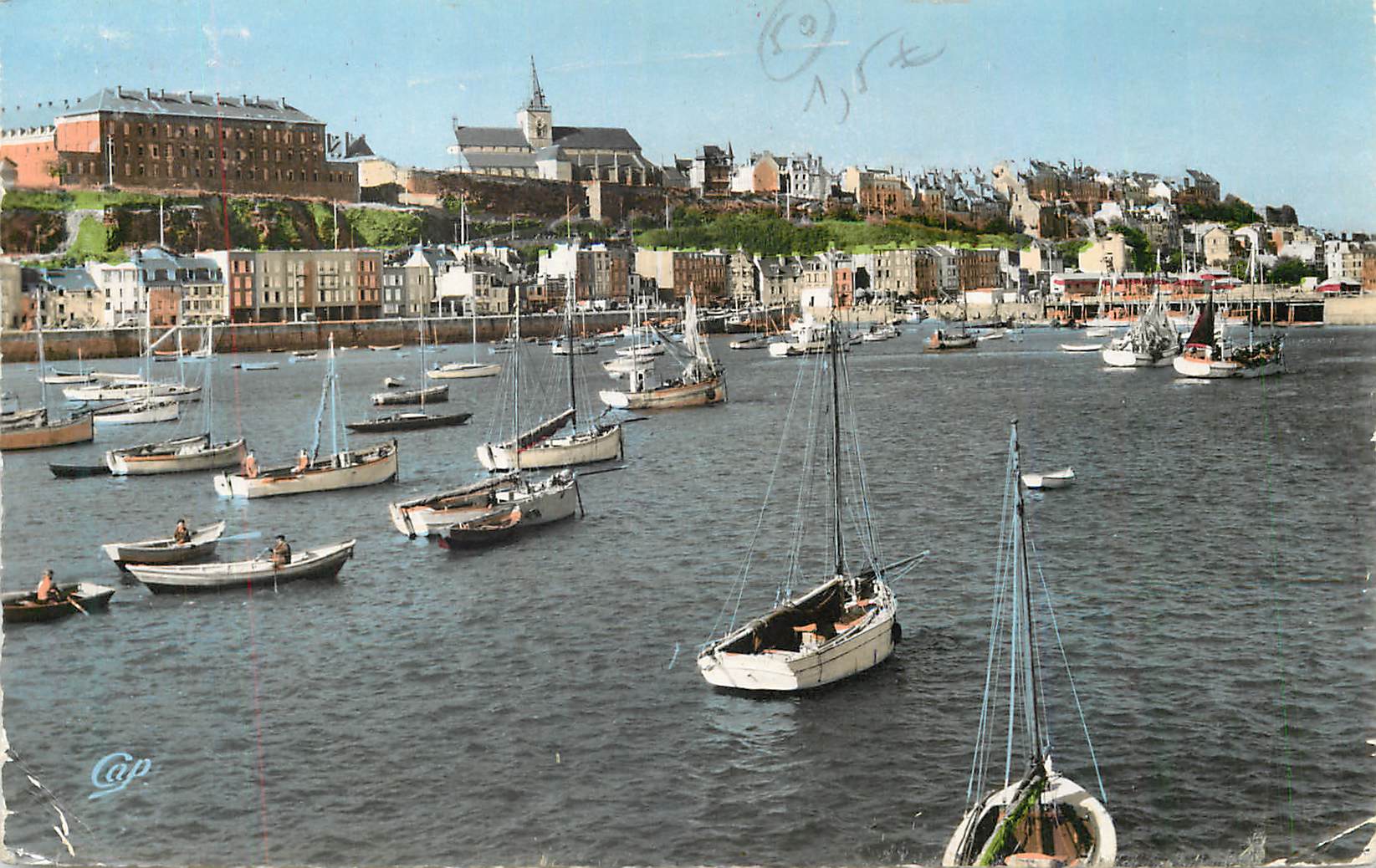 CPM Granville Le Port Bateaux
