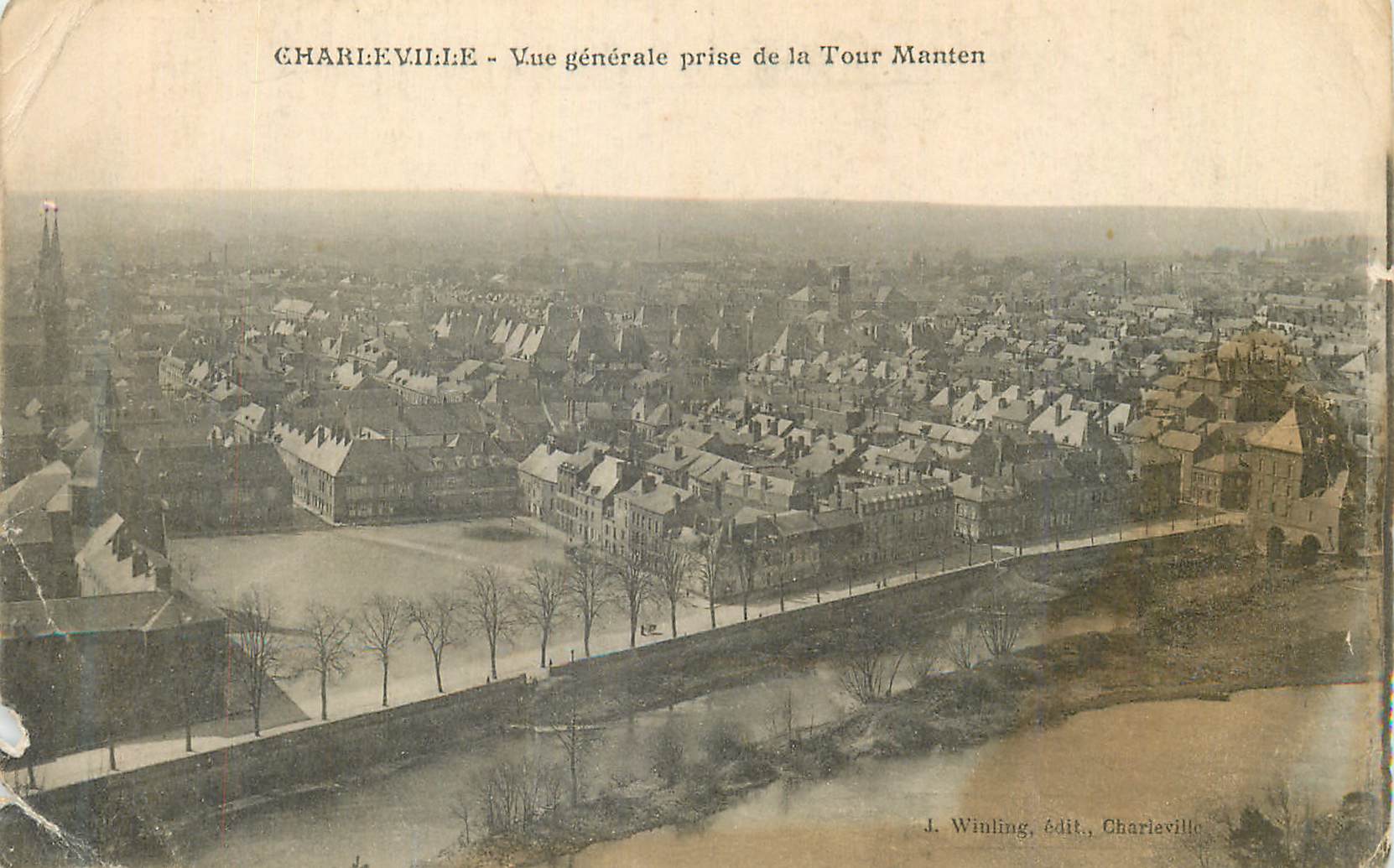 CPA Charleville Vue generale prise de la Tour Manten