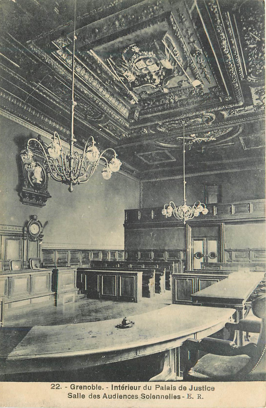 CPA Grenoble Interieur du palais de justice Salle des audiences solennelles
