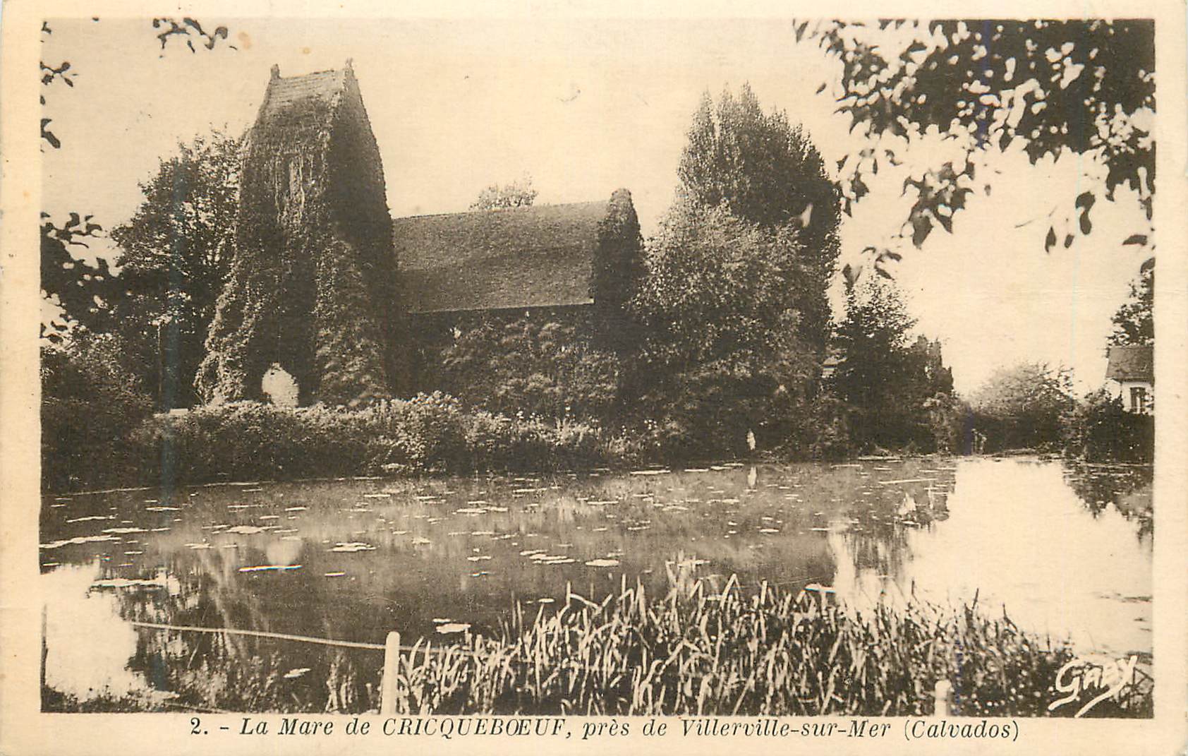 CPA Le Mare de Criqueboeuf pres de Villerville sur Mer Calavdos