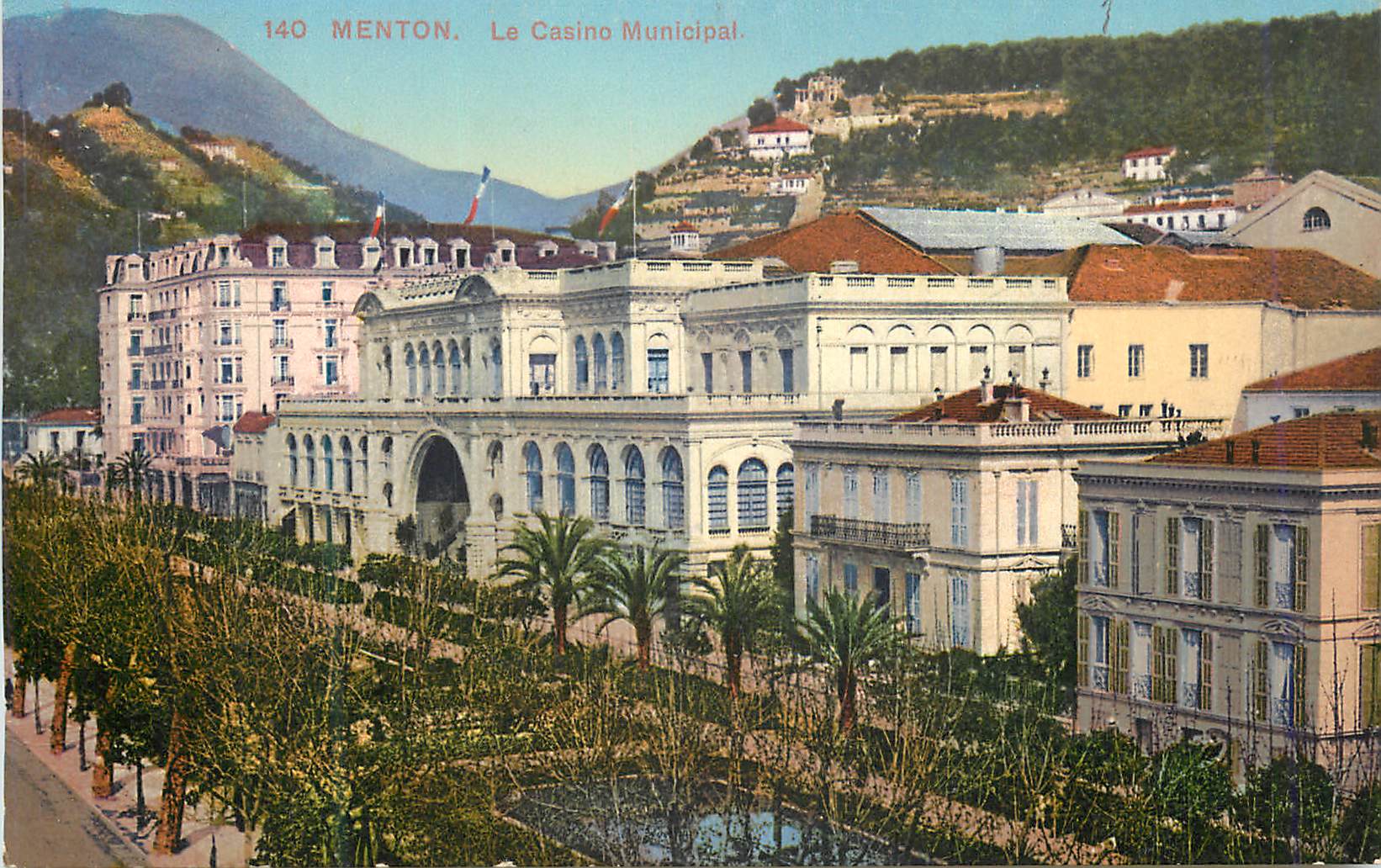 CPA Menton Le Casino Municipal