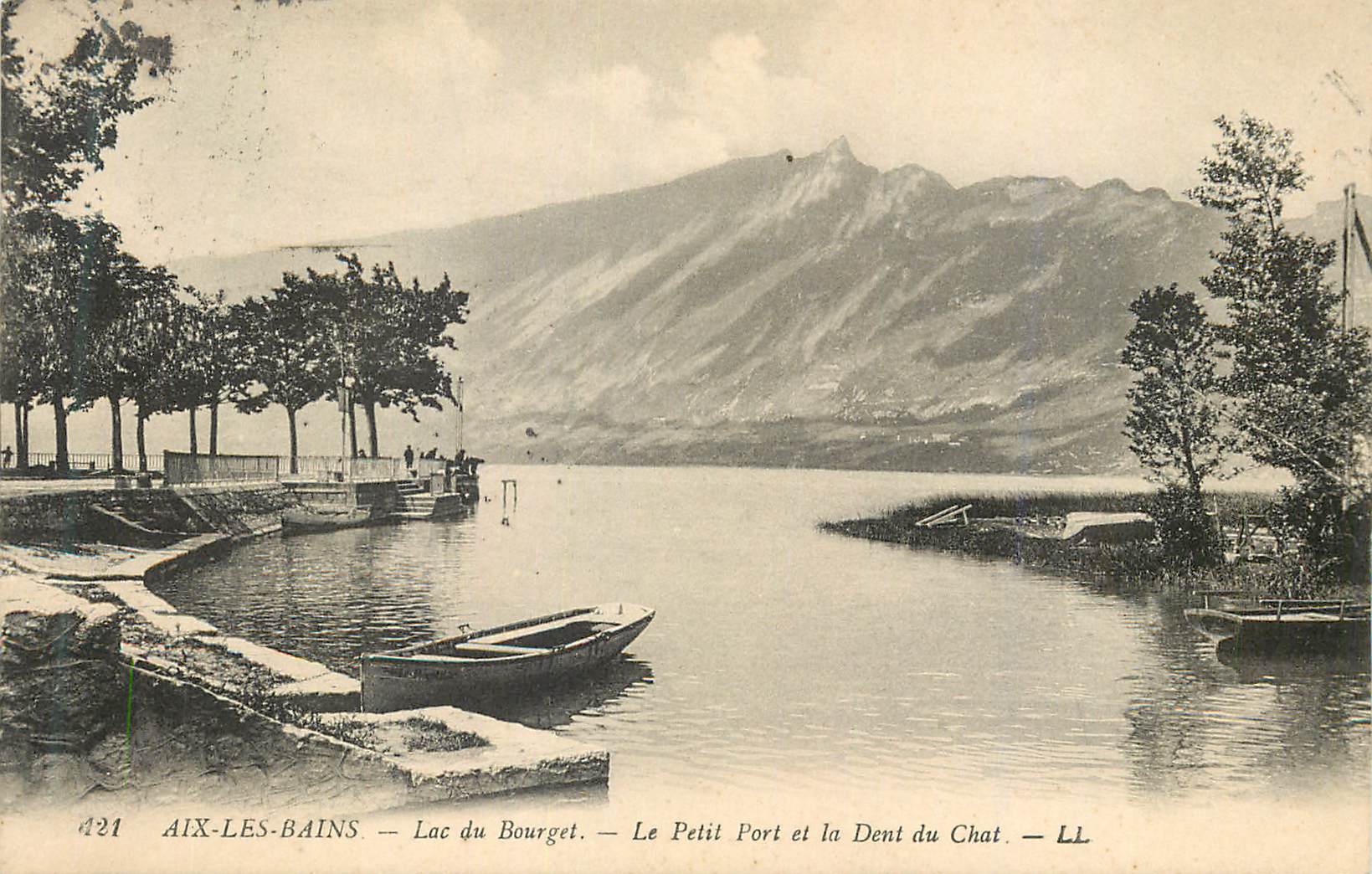Aix-les-Bains — Lac du Bourget — Le Petit Port et la Dent du Chat — LL
