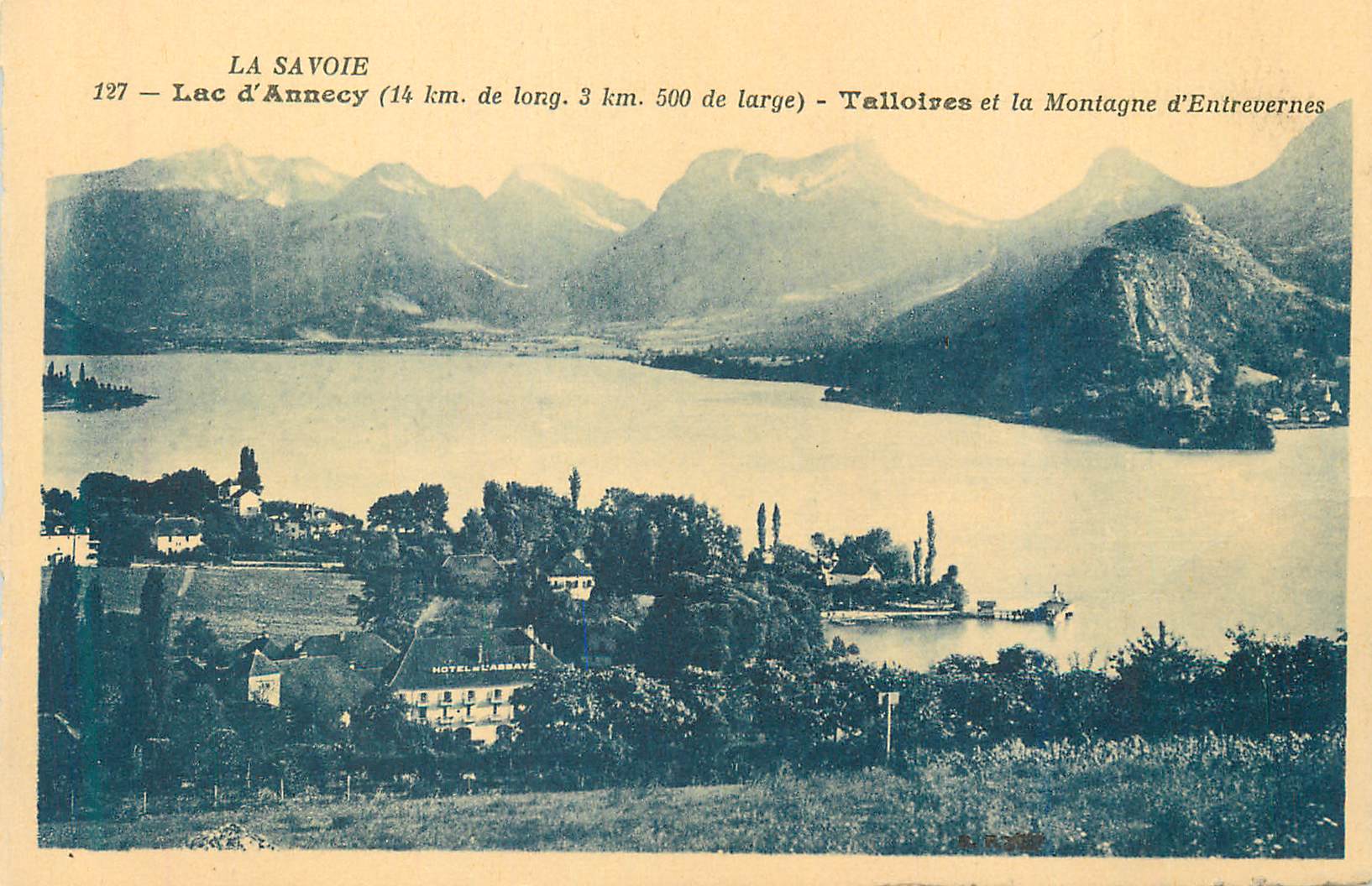 See Annecy — Talloires und der Berg Entrevernes — Savoie
