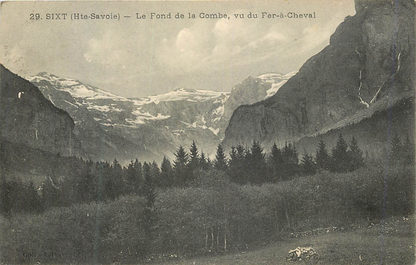 SIXT (Hte-Savoie) — Le Fond de la Combe, vu du Fer-à-Cheval