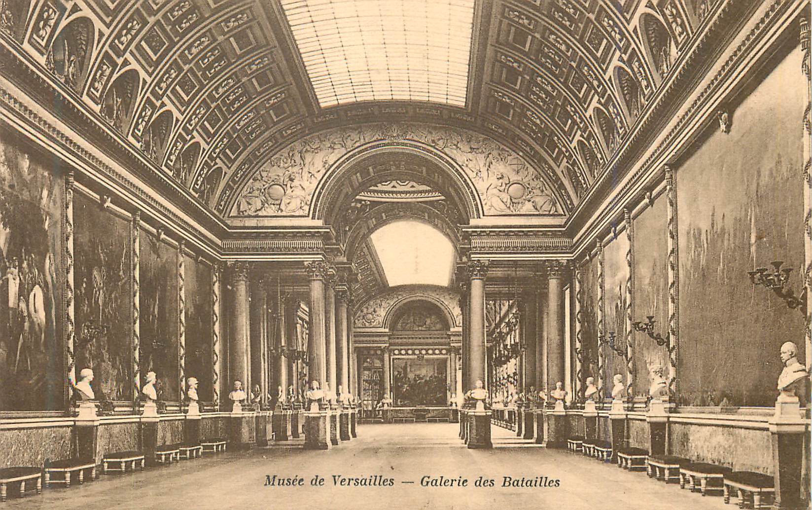 CPA Musee de Versailles Galerie des Batailles