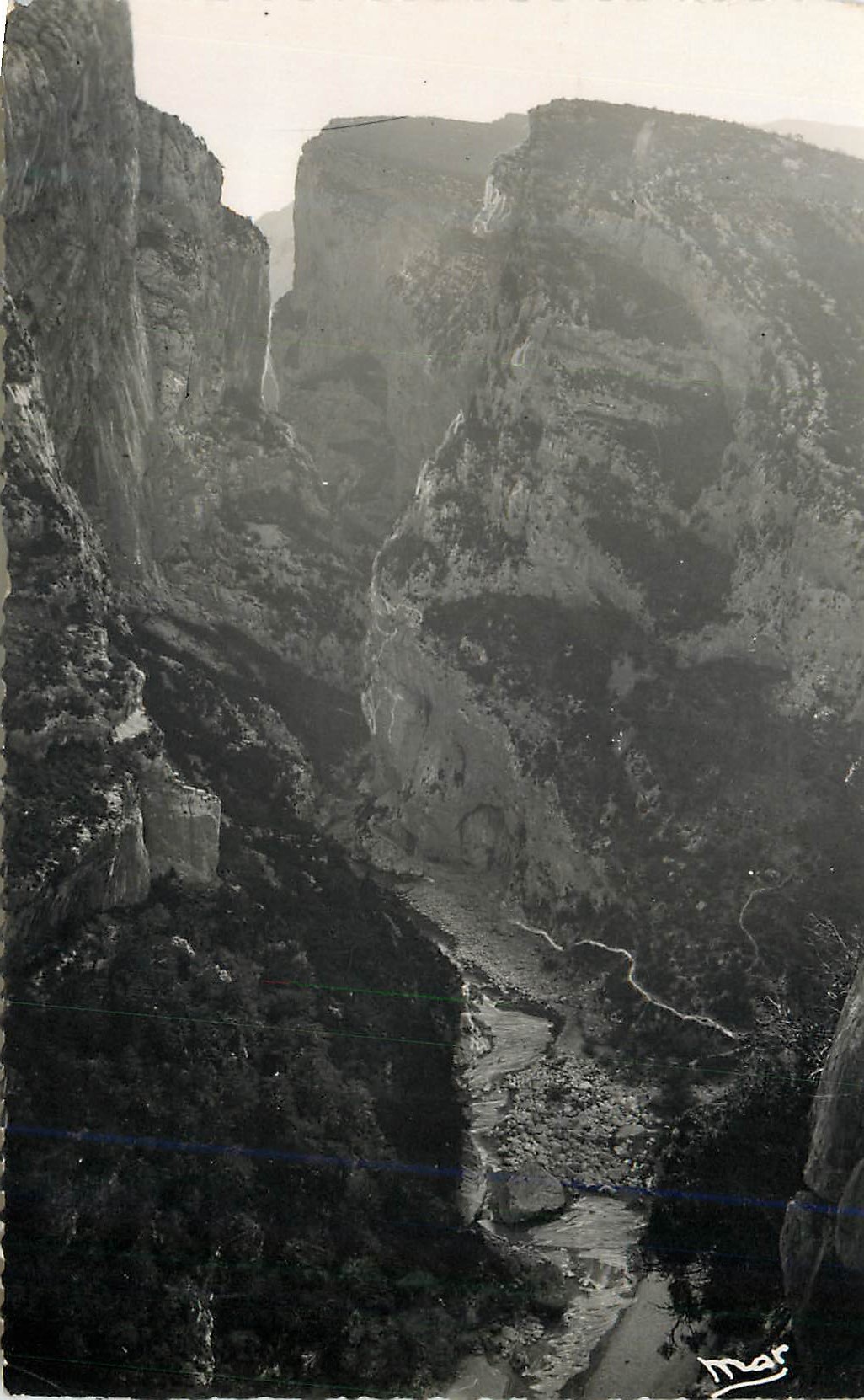 Gorges du Verdon — vue panoramique — Mar