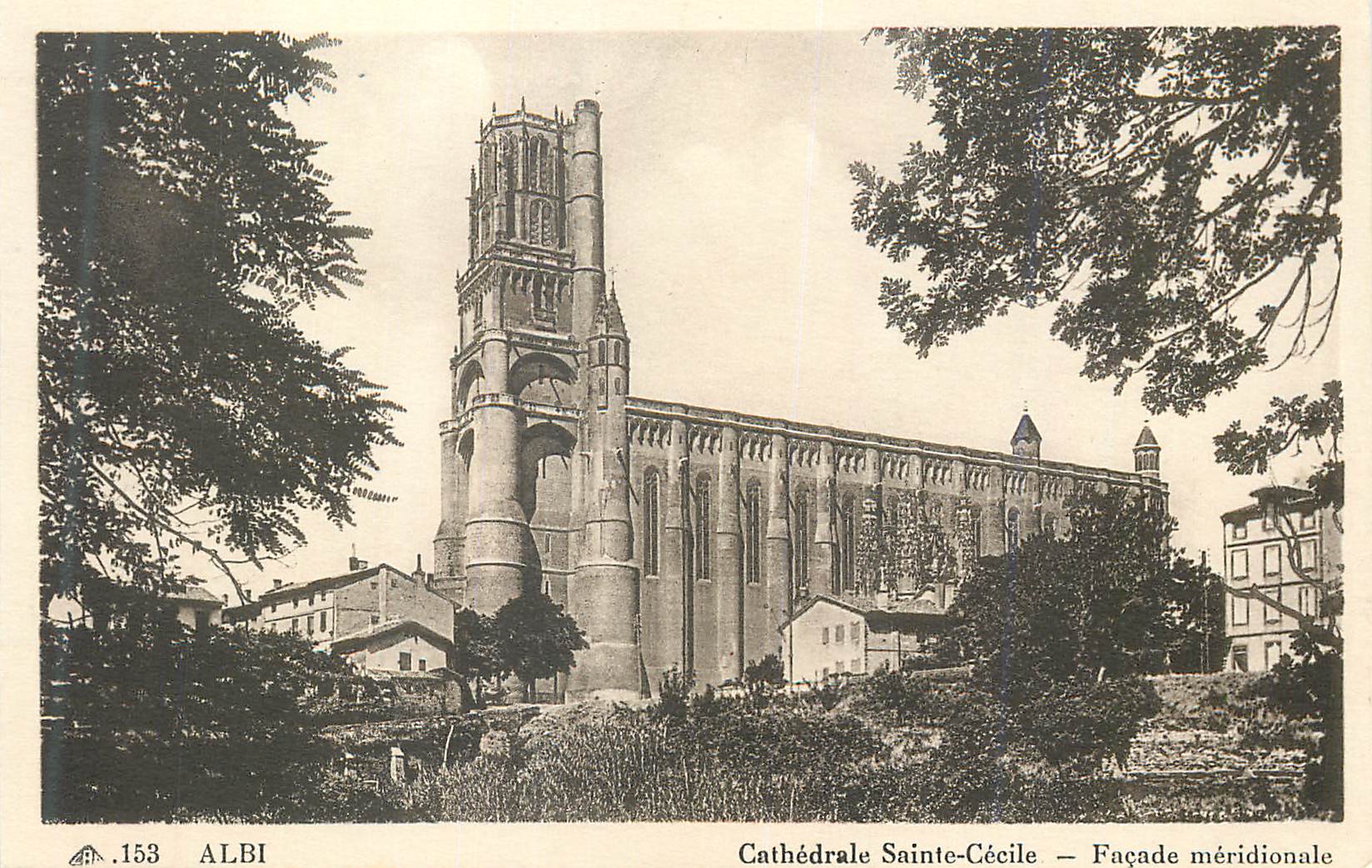 Albi — Cathédrale Sainte-Cécile — Façade méridionale