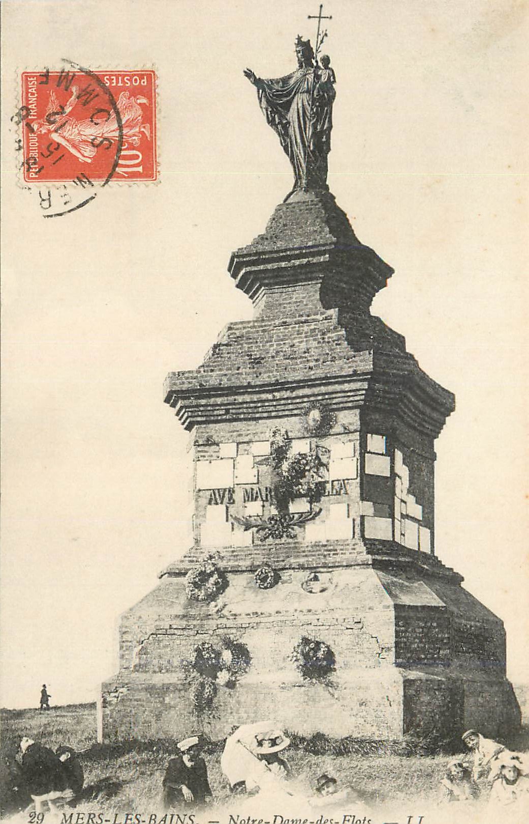 CPA Mers les Bains Notre Dame des Flots