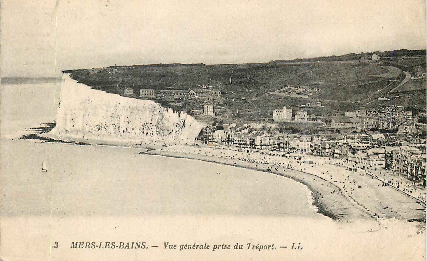 Mers-les-Bains — Vue générale prise du Tréport — LL