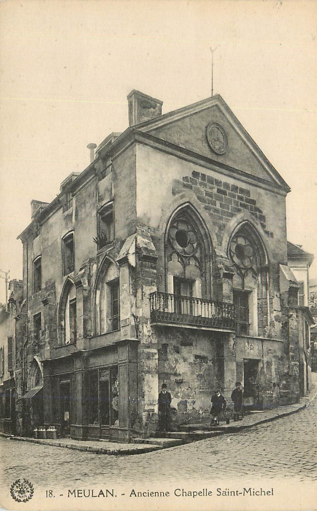 CPA Meulan Ancienne Chapelle Saint Michel