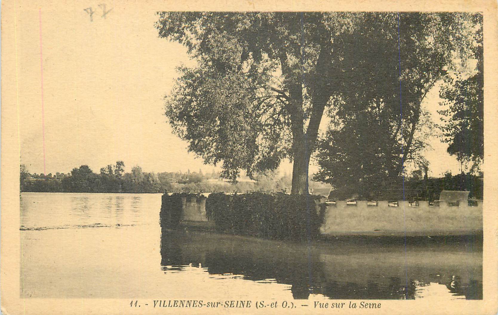 Villennes-sur-Seine (S.-et O.) — Vue sur la Seine