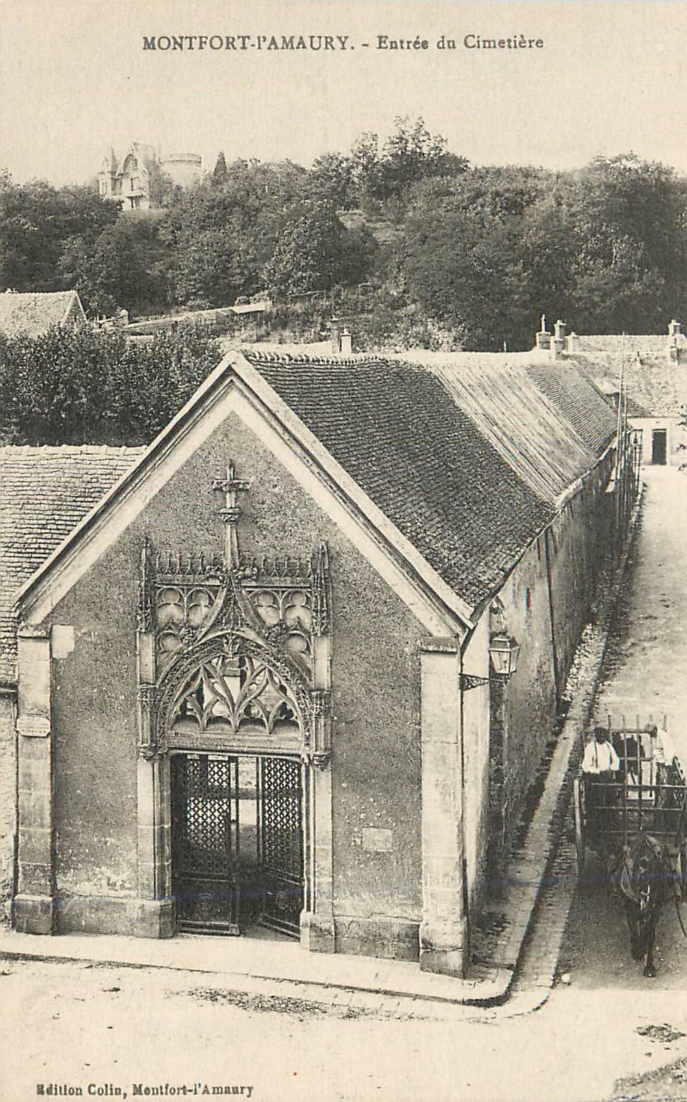 Montfort-l'Amaury - Entrée du Cimetière — Édition Colin, Montfort-l'Amaury