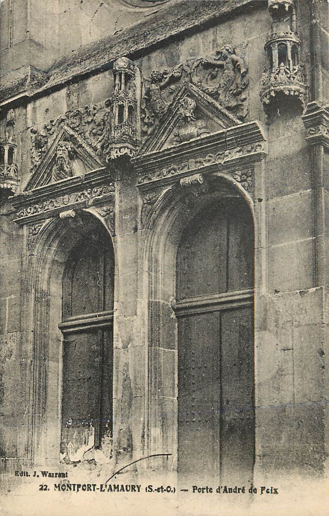 Montfort-l'Amaury (S.-et-O.) — Porte d'André de Feix
