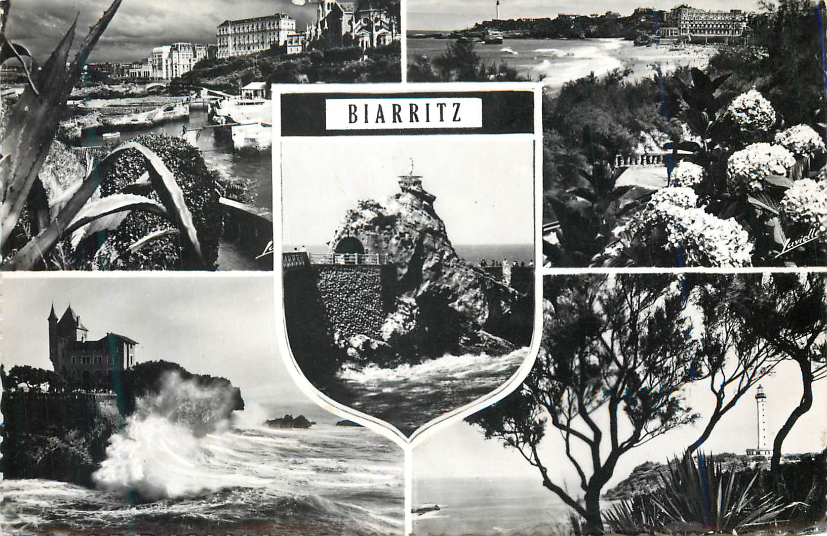 Biarritz — vue panoramique — éditeur Laviette, n° de série non visible