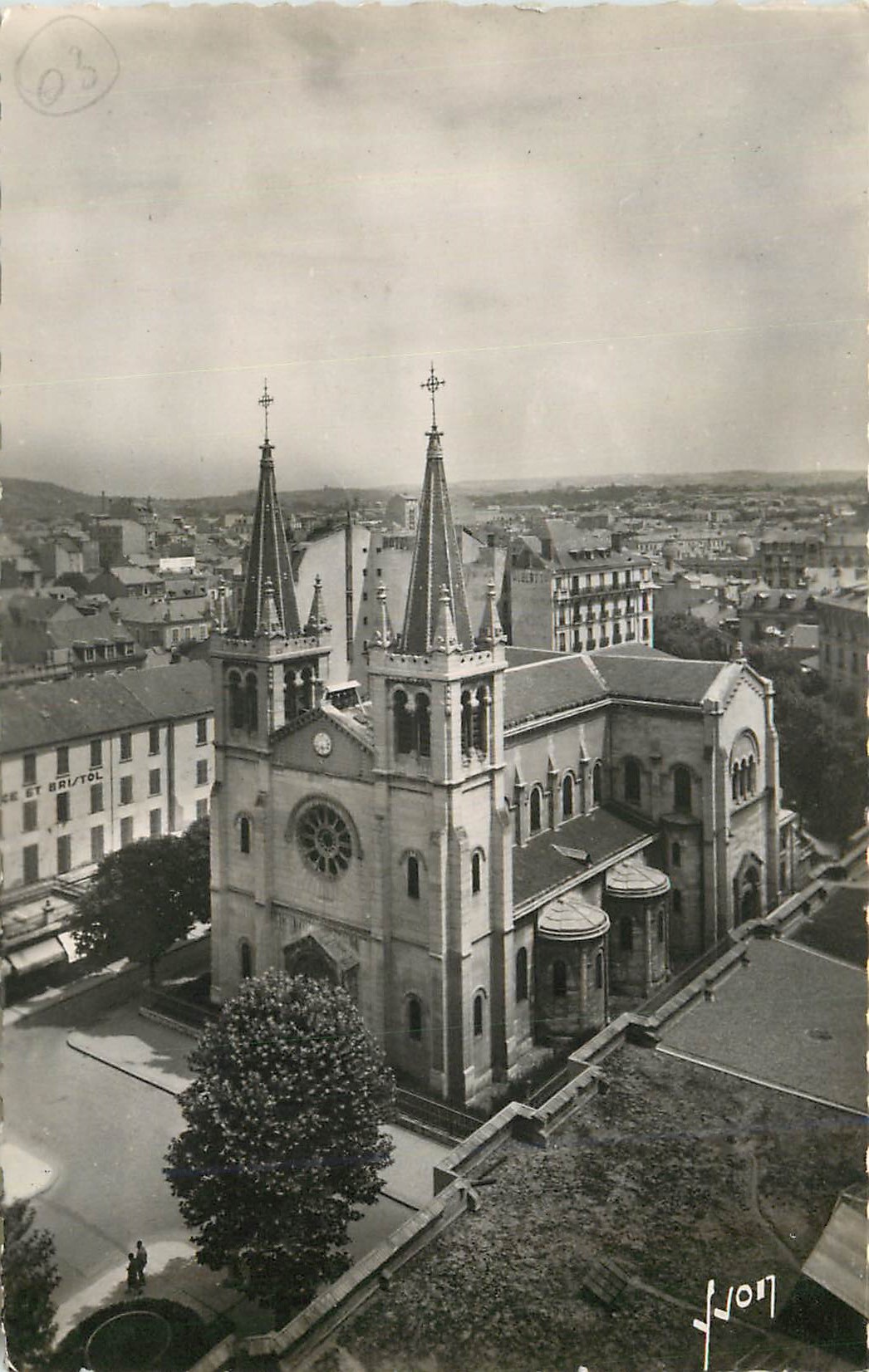 Église Saint-Briac de Toulouse — vue aérienne — éditeur anonyme, n° de série 03
