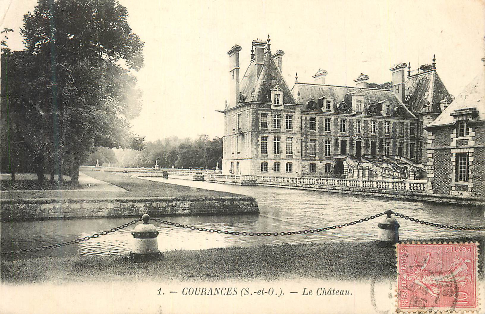 CPA Courances S et O Le Chateau