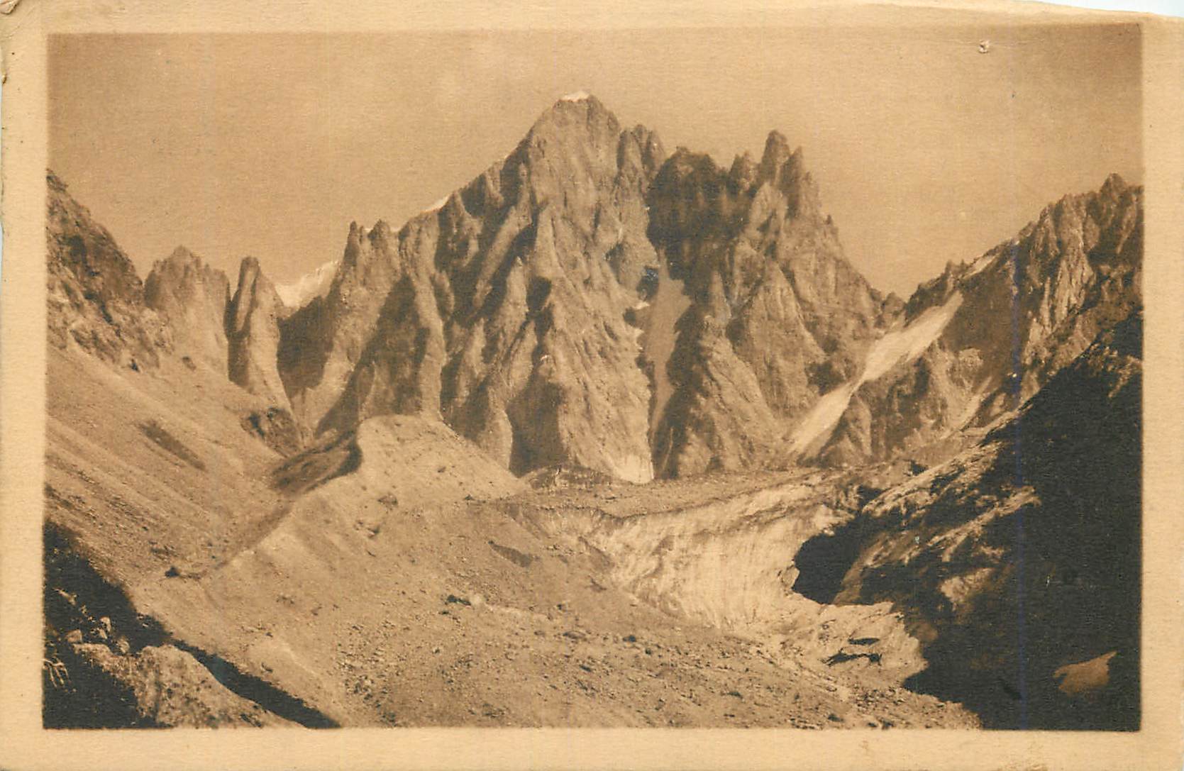 The Needles of Chamonix — panoramic view — publisher unknown