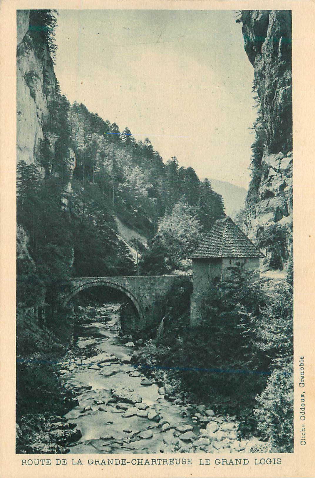 Route de la Grande-Chartreuse — Le Grand Logis — Cliché Oddouz, Grenoble