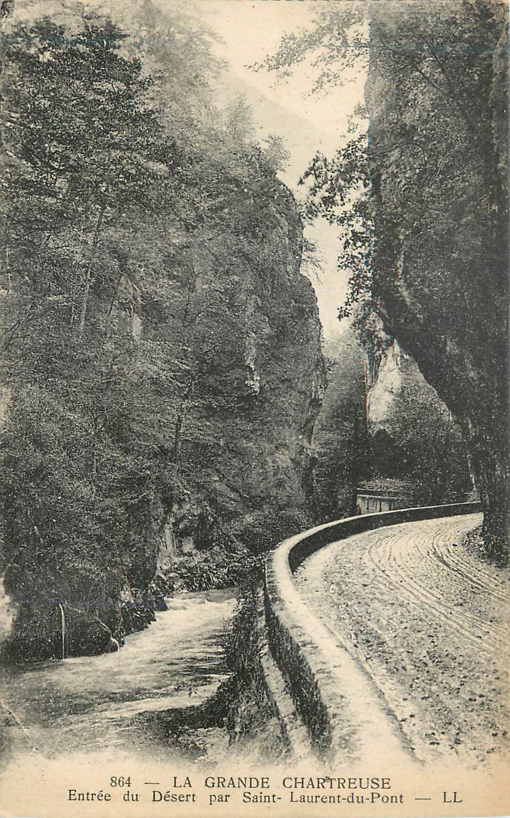 Entrée du Désert par Saint-Laurent-du-Pont — La Grande Chartreuse — LL