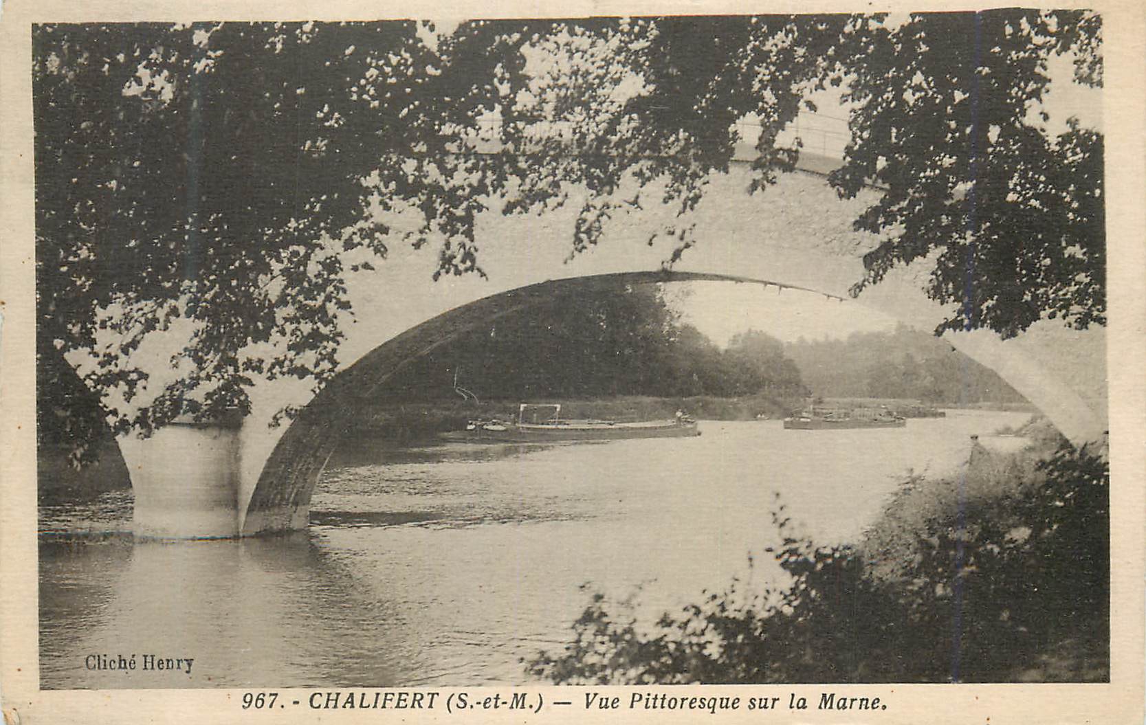 CPA Chalifert S et M Vue Pittoresque sur la Marne