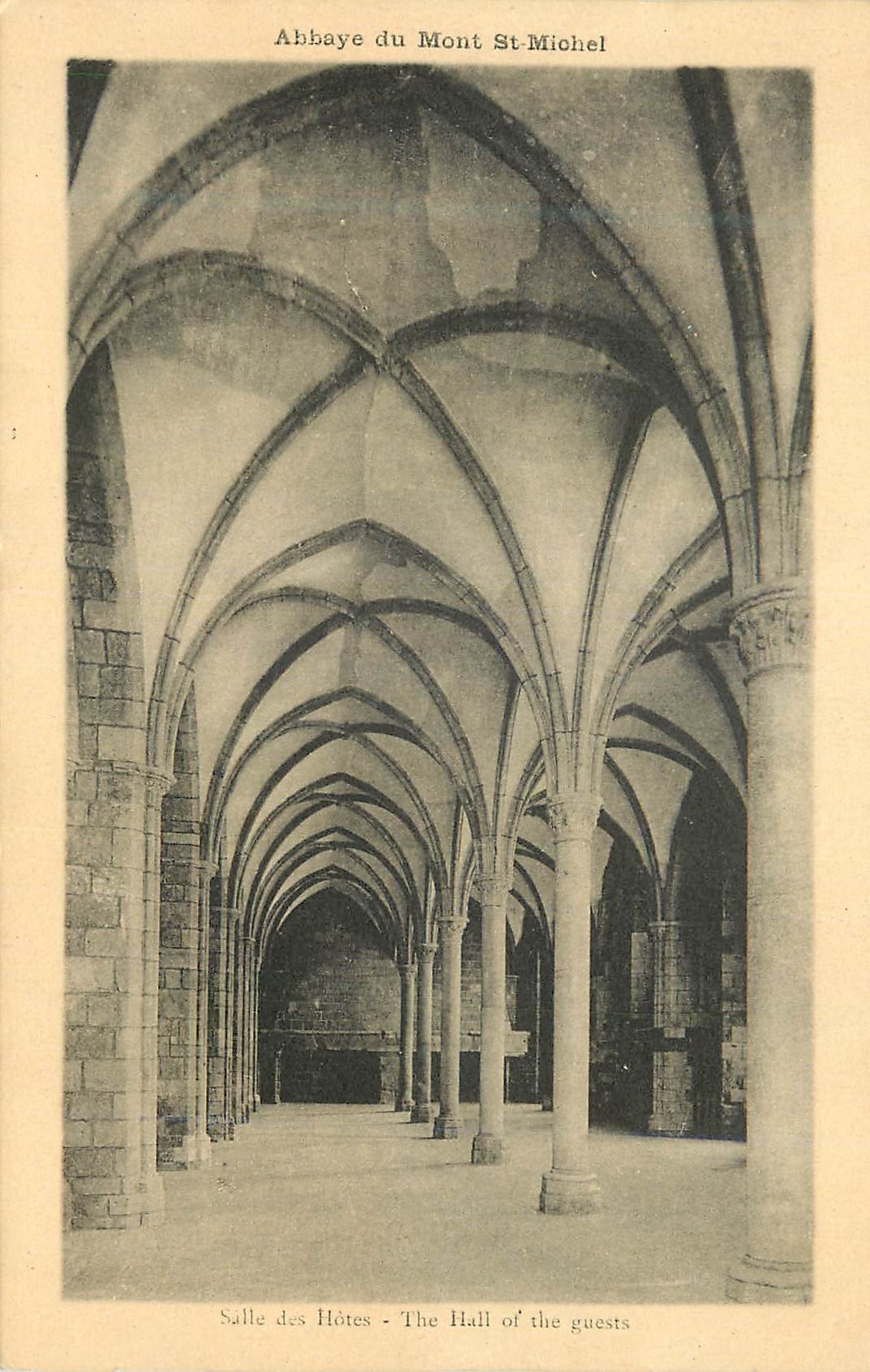 CPA Abbaye du Mont St Michel Salle des Hotes