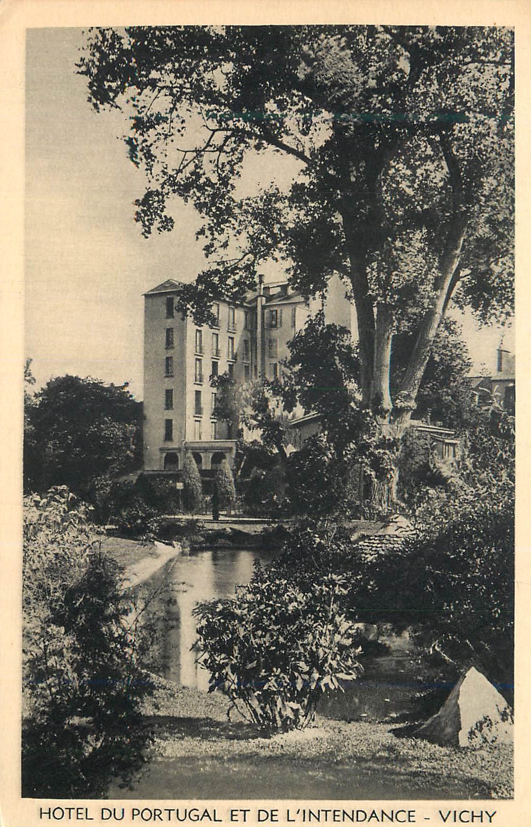CPA Hotel du Portugal et de l Intendance Vichy