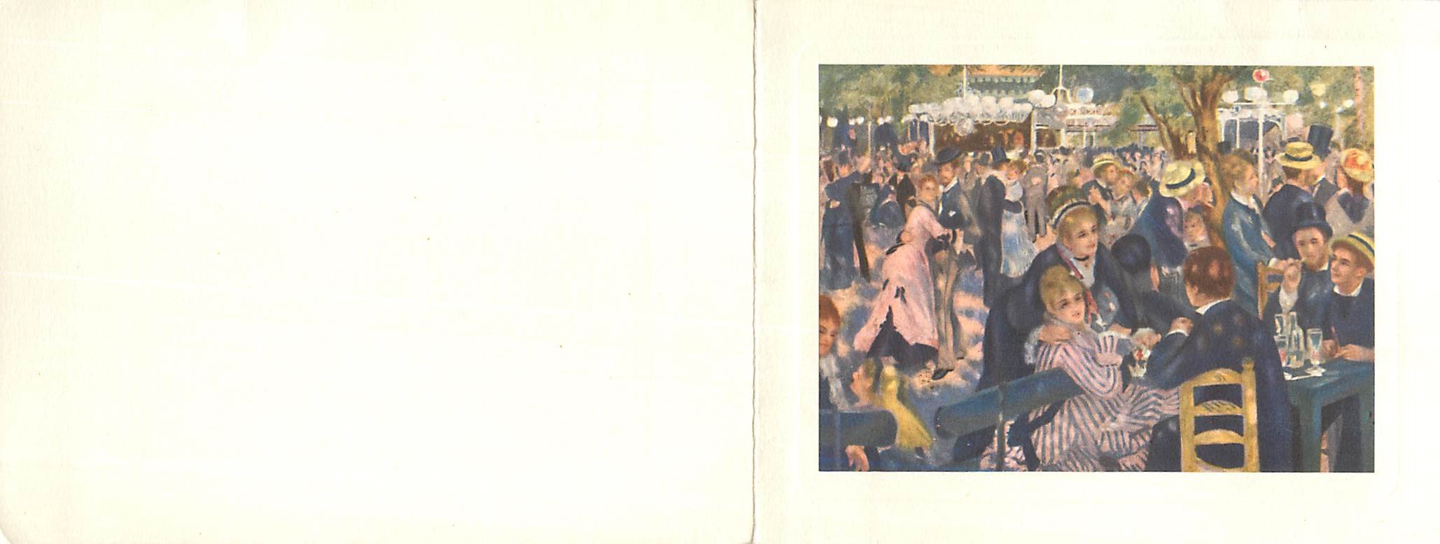 CPA Meilleurs Voeux et Souhaits Sinceres Renoir