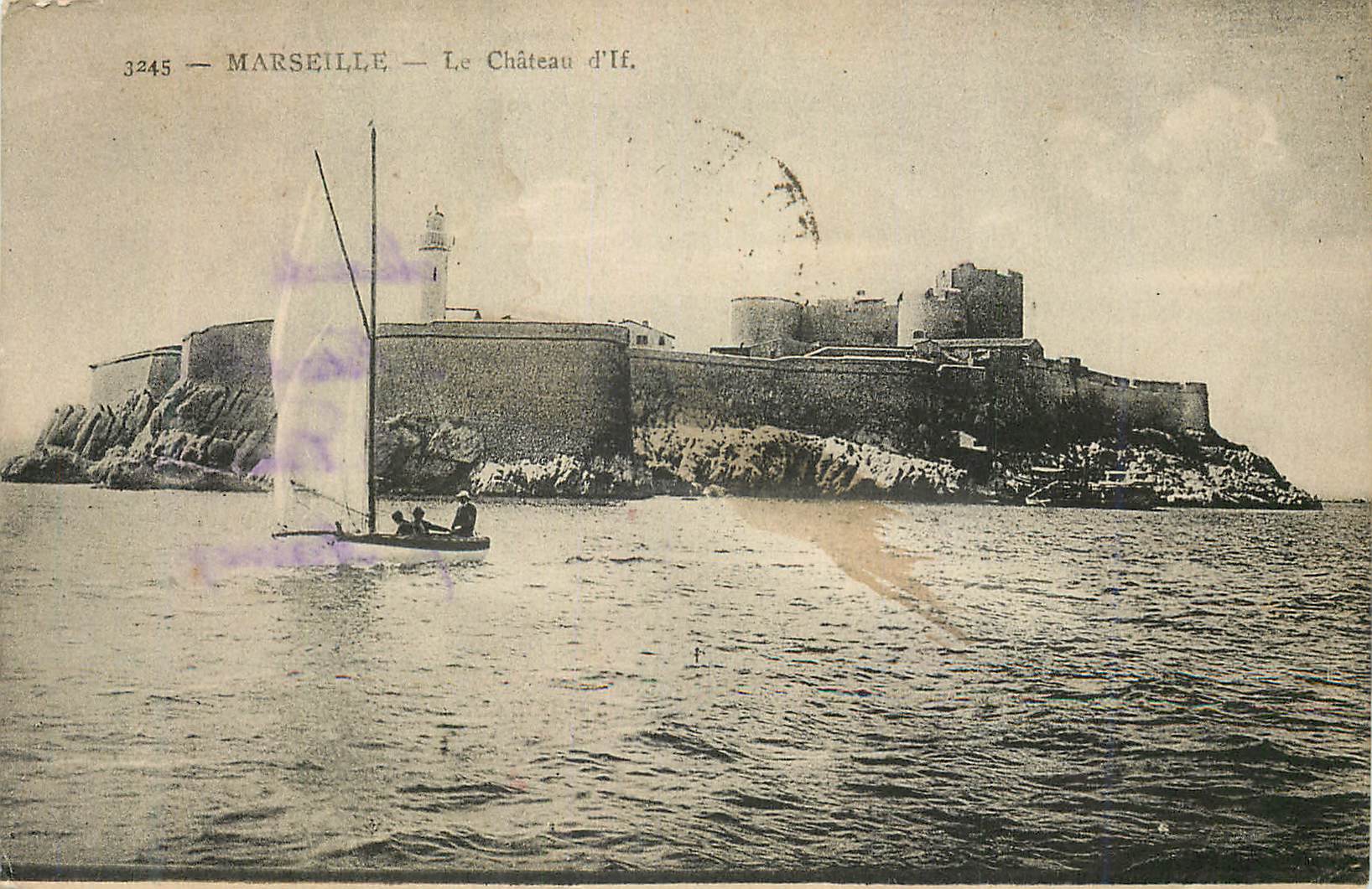 CPA Marseille Le Chateau d If Phare