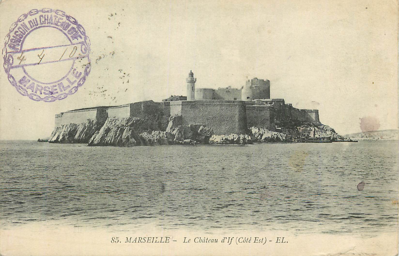 CPA Marseille Le Chateau d If Cote Est