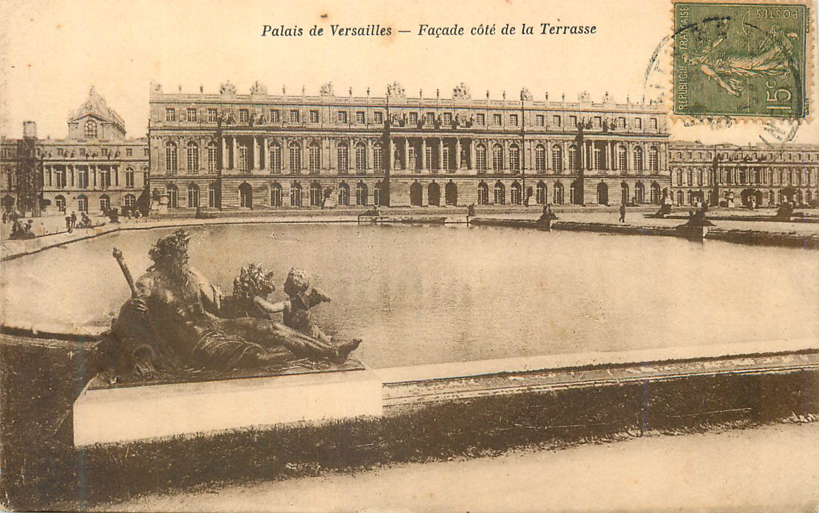 CPA Palais de Versailles Facade cote de Terrasse