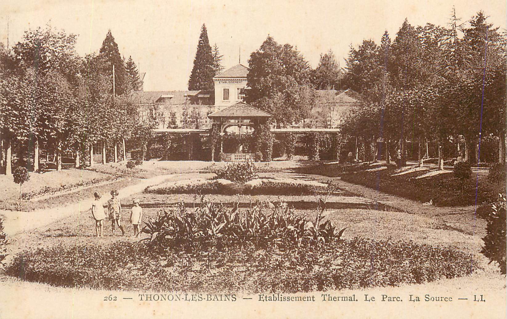 CPA Thonon les Bains Establissement Thermal Le Parc La Source