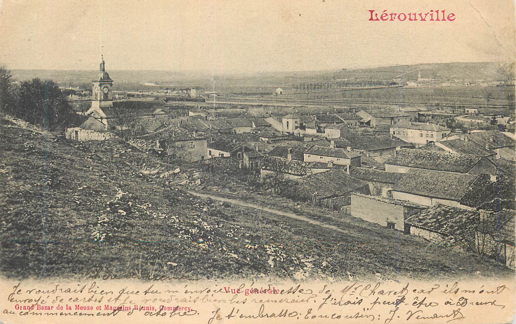 CPA Lerouville Grand Bazar de la Meuse