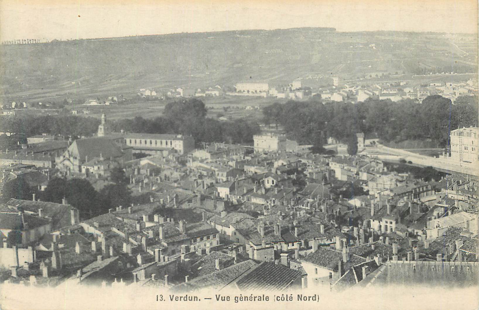 CPA Verdun Vue generale cote Nord
