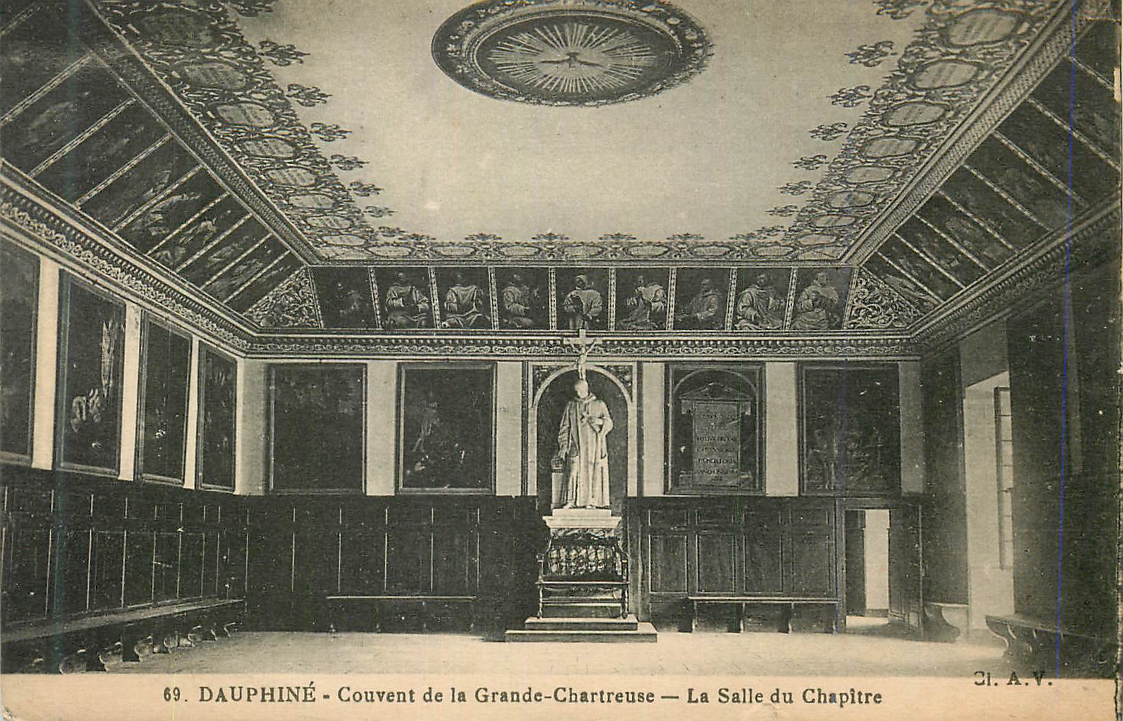 Dauphiné - Couvent de la Grande-Chartreuse — La Salle du Chapitre — 69. 31.A.V.
